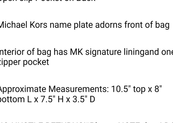 ✔SOLD michael michael kors - Picture 8 of 8